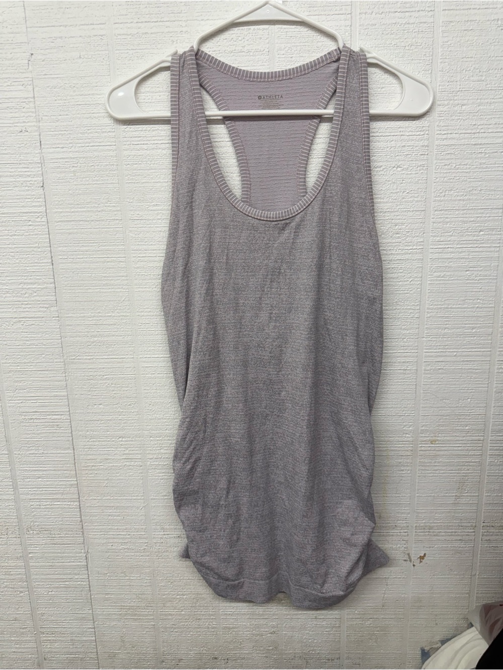 Athleta Lavender-Gray Racerback Training Tank